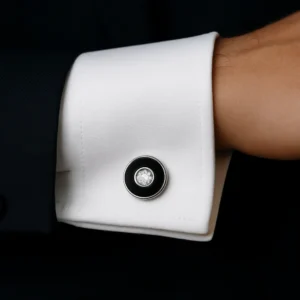 Midnight Onyx Diamond Cufflinks