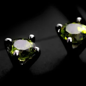 Men's Square Cluster Stud Earrings – Silver CZ (Copy)