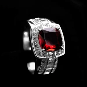 Iced out men's ring silver 925 rhodium coated (Copy) (Copy)