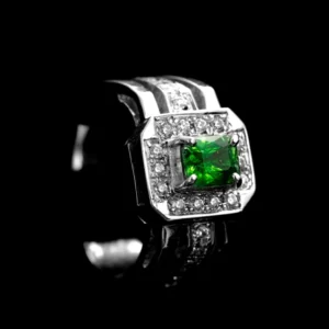 Iced out men's ring silver 925 rhodium coated (Copy) (Copy)