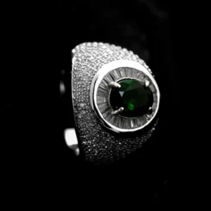 Iced out men's ring silver 925 rhodium coated (Copy) (Copy)