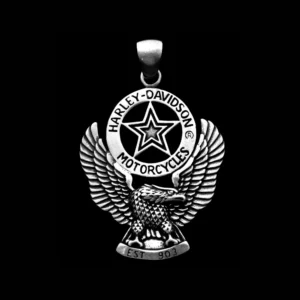 Harley-Davidson Eagle Pendant – Sterling Silver